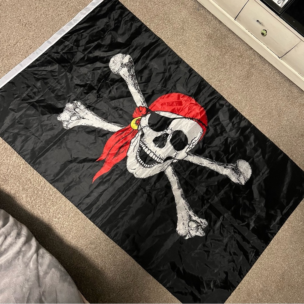 Pirate Skull and Crossbones Flag